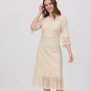 Lona Baby Lace Dress - Cream